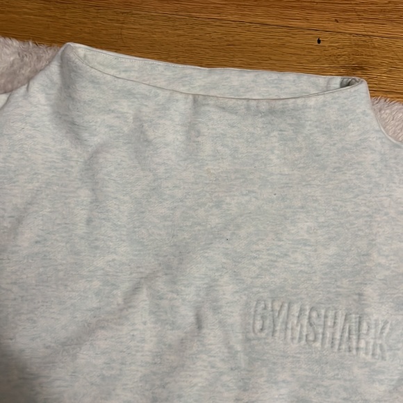 GymShark pale blue long sweat top - Picture 5 of 7